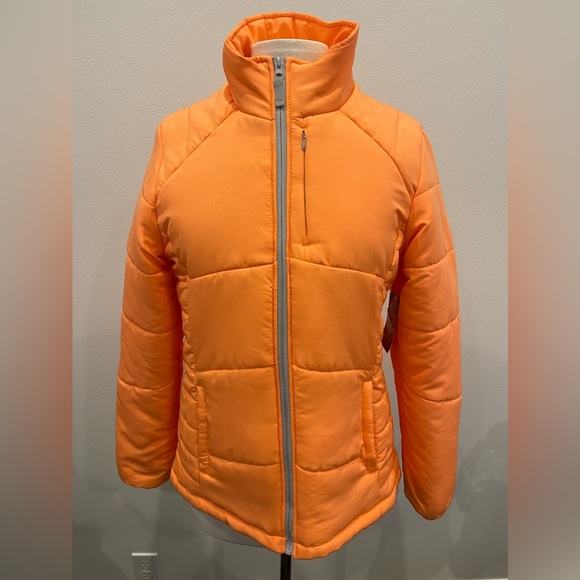 Sold! Orange Faded Glory Puffer coat - Picture 2 of 7